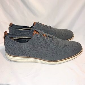 Cole Haan Zerogrand Men’s Size 13 M Wingtip Oxford Shoes C27961 Gray White